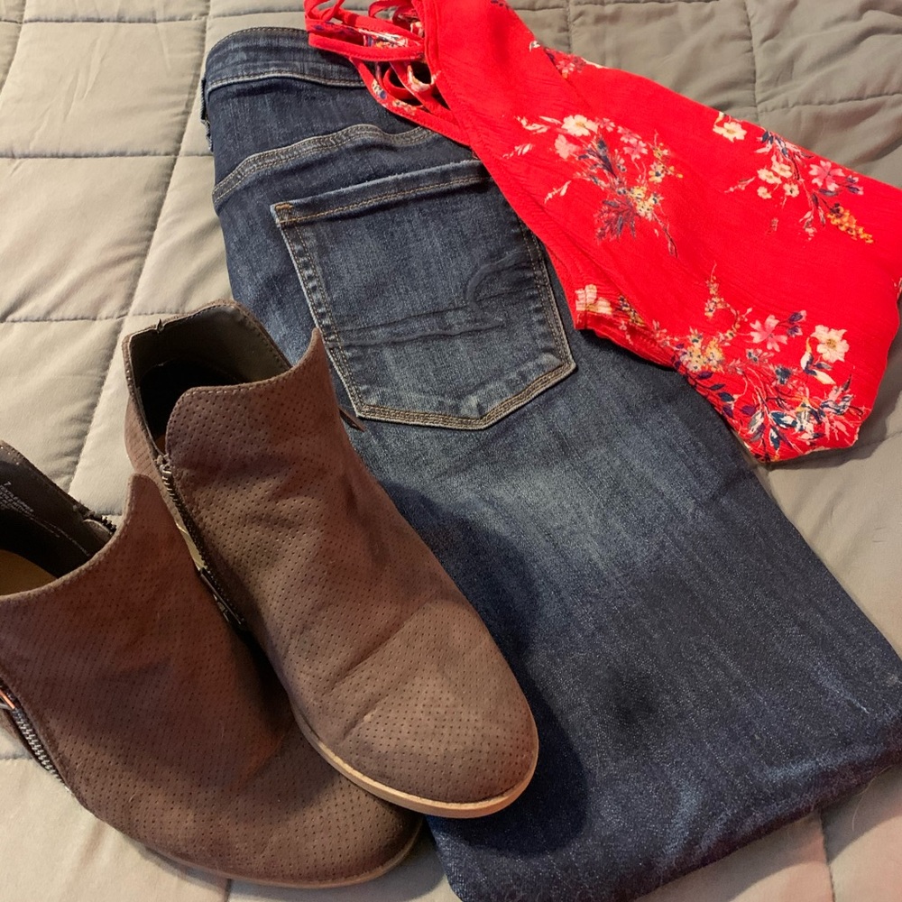 Size 12 Hi Rise Crop Jeggings